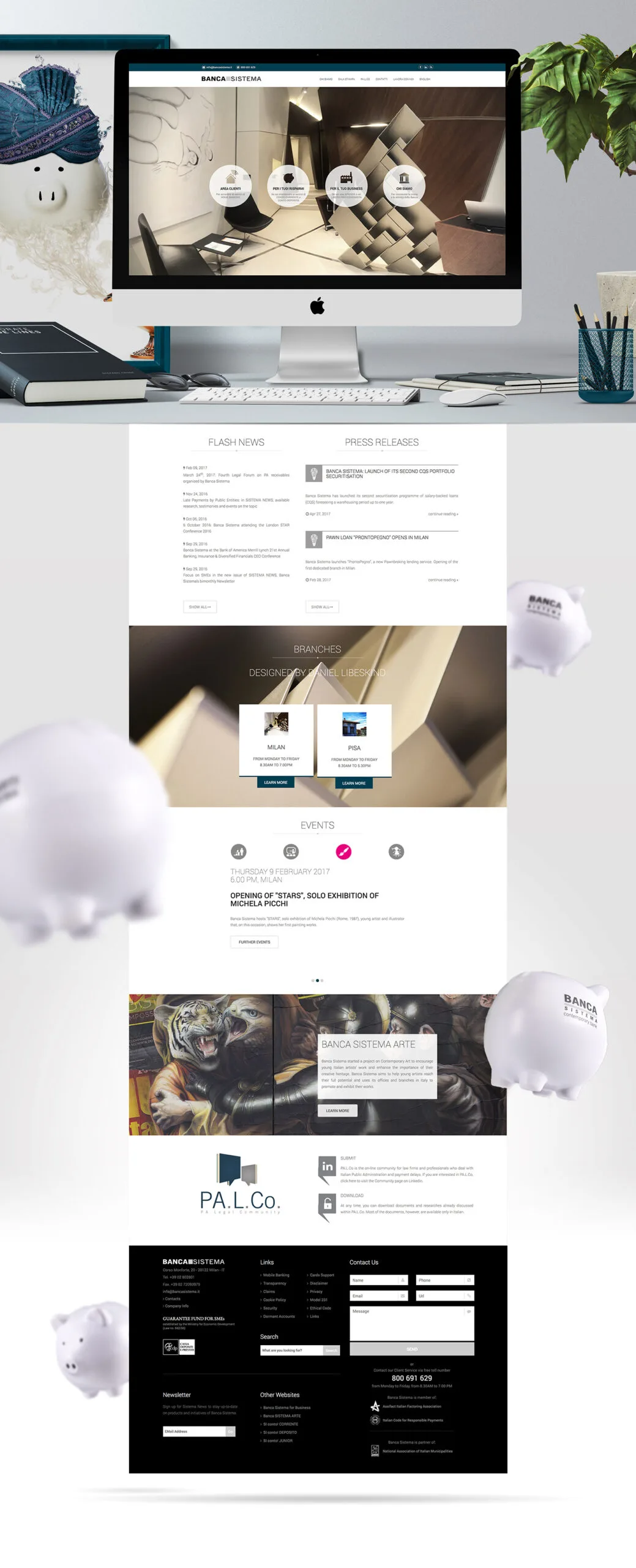 Banca Sistema – corporate communication – image 1