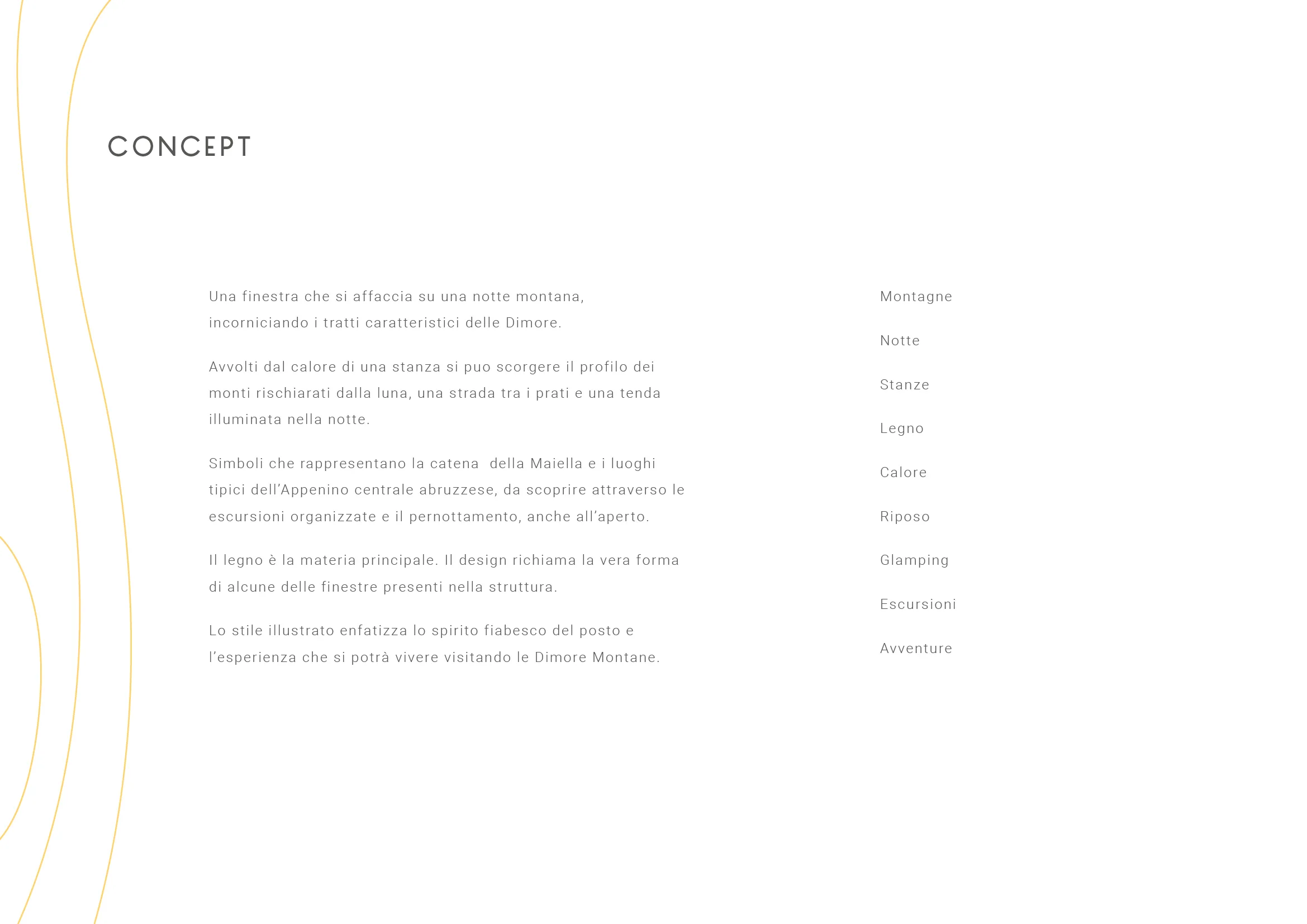 Dimore Montane – visual identity light – image 2