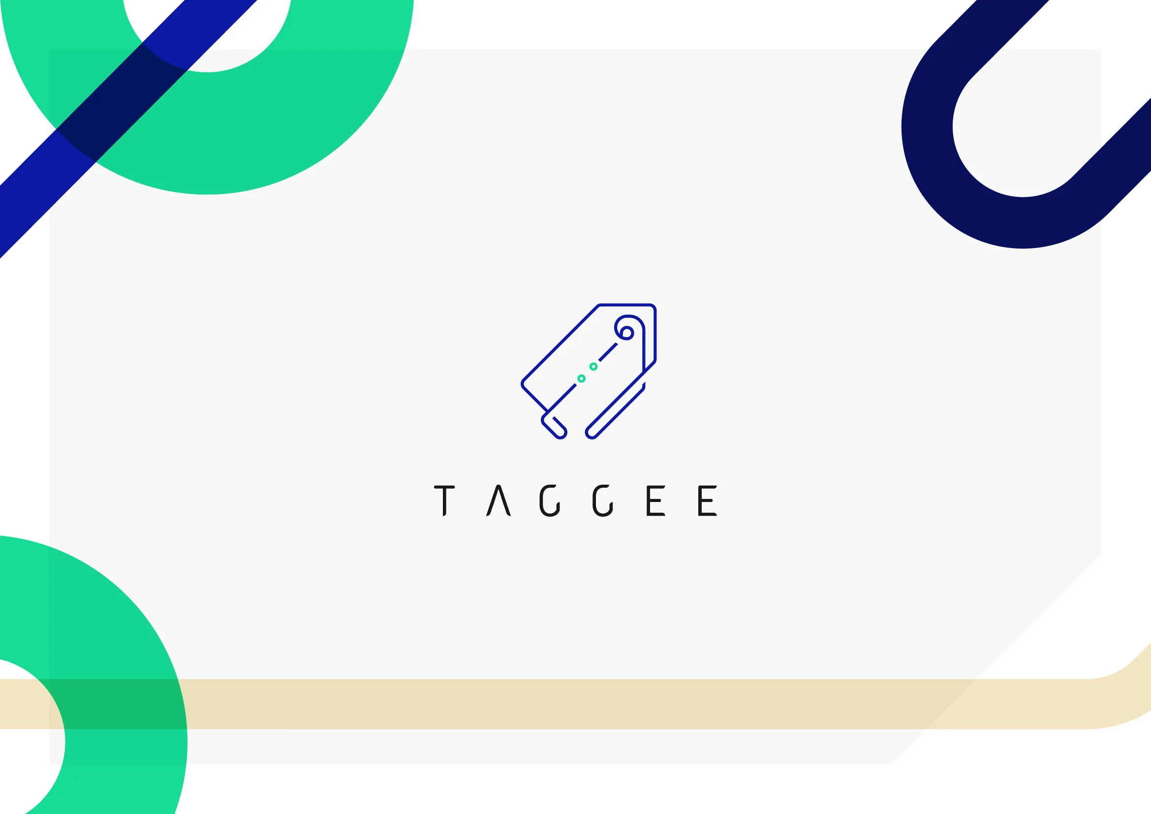 Taggee – visual identity light – image 3