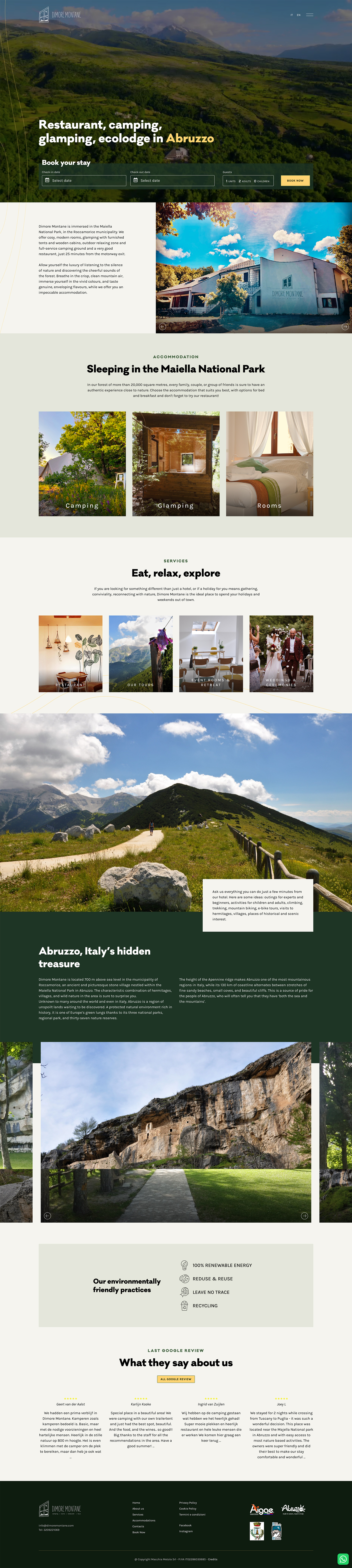 Dimore Montane – visual identity light – image 6